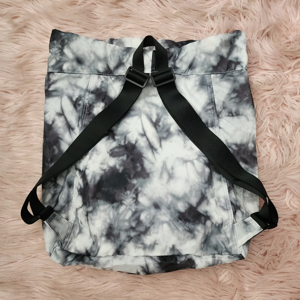 Victoria's Secret PINK tie dye packable drawstring backpack fanny pack